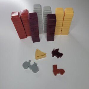 Advance To Boardwalk Replacement Pieces‎ Tokens Hotels Bike Skate Boat Scooter